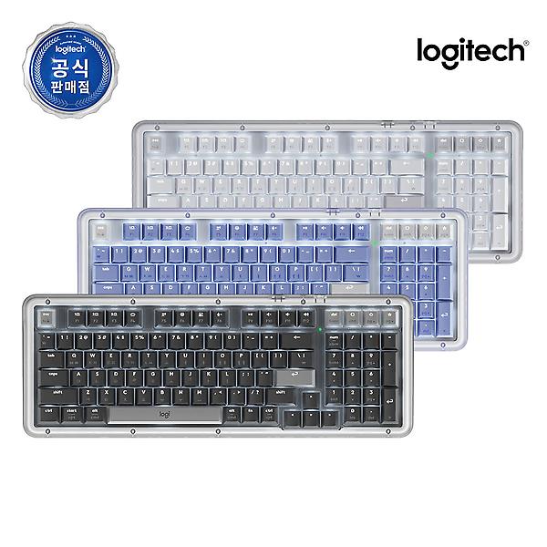 로지텍코리아 공식 Alto Keys K98M 무선 키보드 화이트 (마블축)