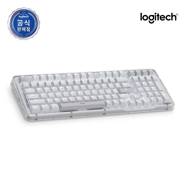  로지텍코리아 공식 Alto Keys K98M 무선 키보드 화이트 (마블축)