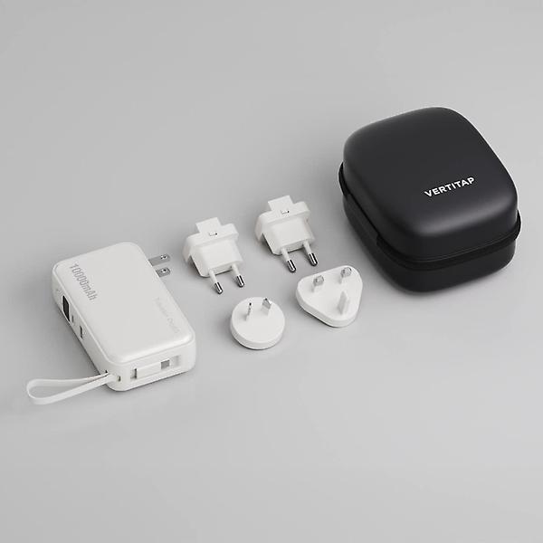  버티탭 트레블러 프로 65W 보조배터리 멀티 어댑터 해외 여행용 멀티탭 USB 전기 콘센트