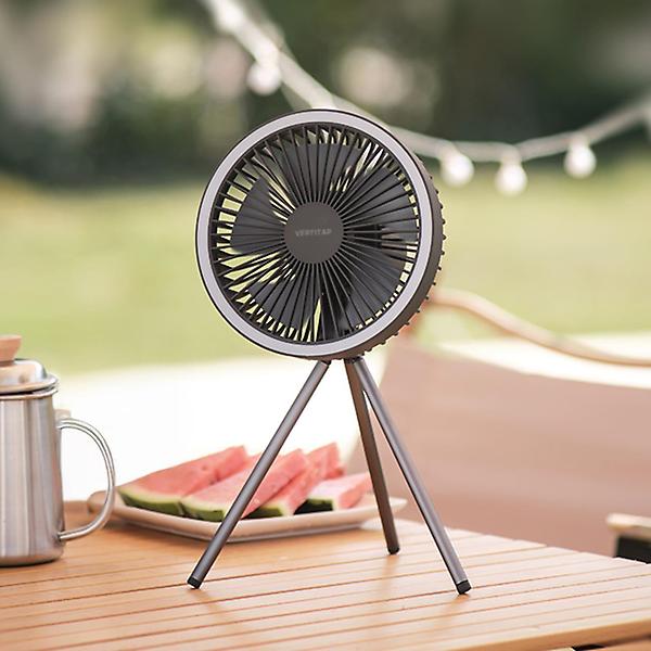  버티탭 서클라이트 캠핑무선선풍기 충전식 탁상용 휴대용 선풍기 미니 써큘레이터 무드등 라이트