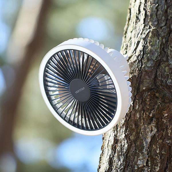  버티탭 서클라이트 캠핑무선선풍기 충전식 탁상용 휴대용 선풍기 미니 써큘레이터 무드등 라이트