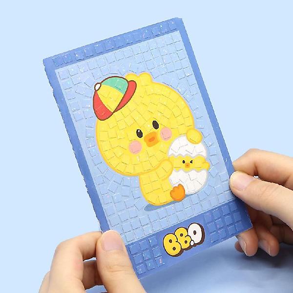  쪼꼬미 친구들 종이십자수 만들기