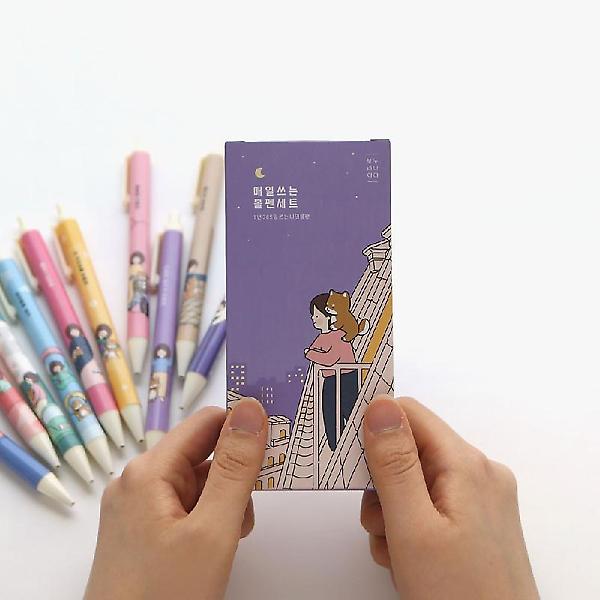  보리야누나야 매일쓰는 볼펜 세트
