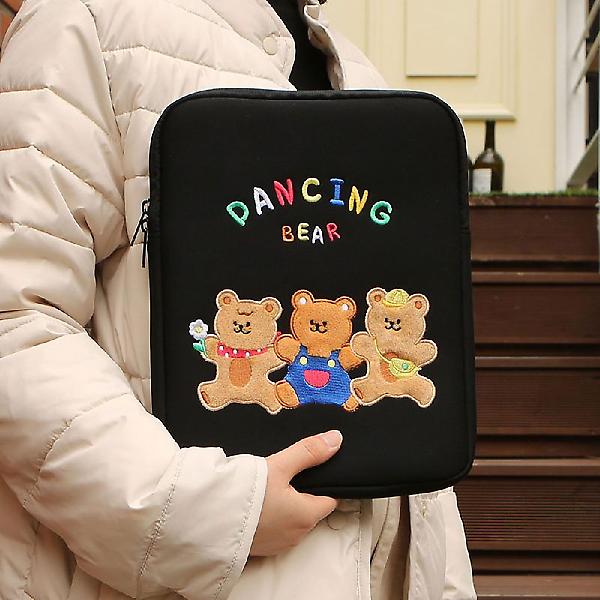  댄싱베어 노트북 파우치 11인치 친구들