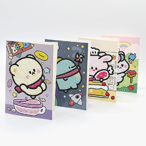  쪼꼬미친구들 카드 보석십자수