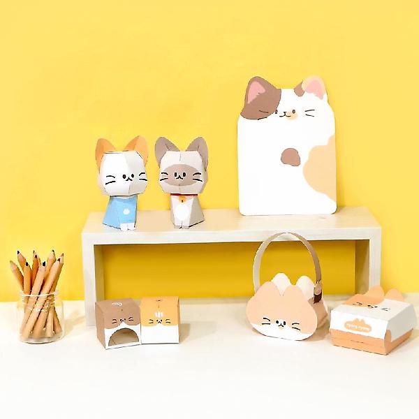  냥냥이 페이퍼 토이