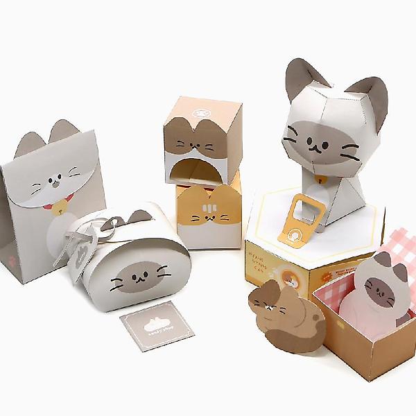  냥냥이 페이퍼 토이