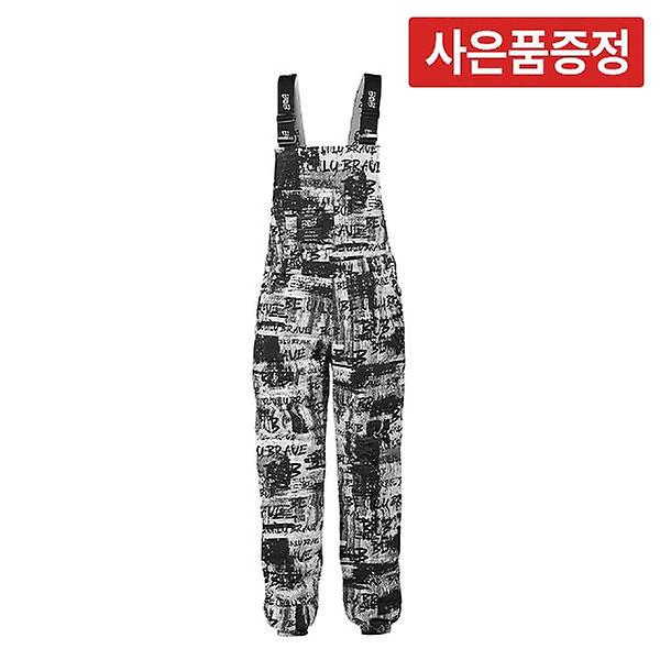  BOB 비오비 시즌 패턴 멜빵 여성 다운 조거 팬츠 G4W2JT510 + 블랙클로버 모자 사은품 (랜덤발송)