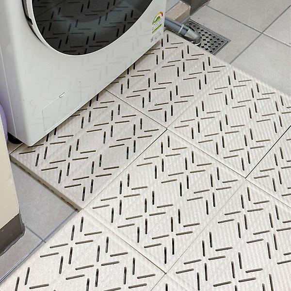  올지 에어폼 EPP 욕실매트 4P세트 미끄럼방지 화장실 매트 건식 세탁실 현관 다용도실 매트