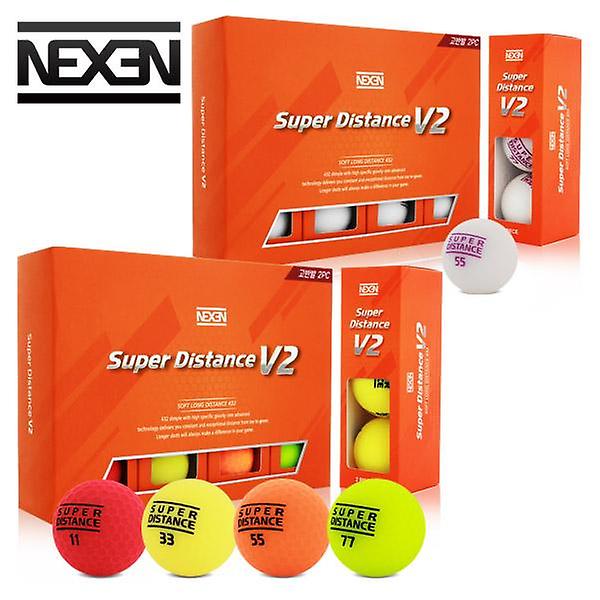  넥센 슈퍼 디스턴스 V2 무광 고반발 골프공