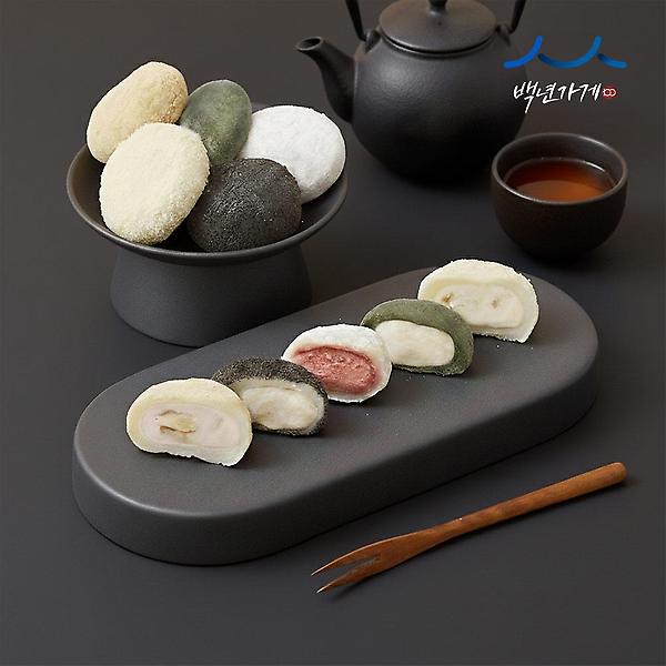  [백년가게]수병과 명장 국산 찹쌀떡 다섯가지맛 선물세트(10개) 1세트 낙원떡방앗간 수능 시험 합격기원