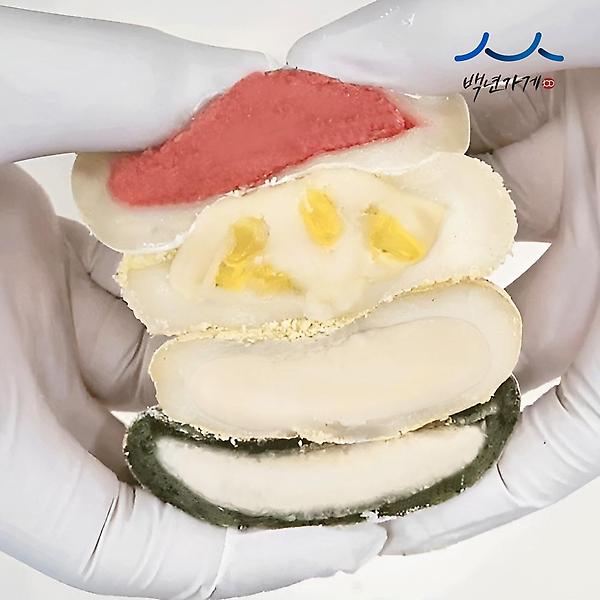  [백년가게]수병과 명장 국산 찹쌀떡 다섯가지맛 선물세트(10개) 1세트 낙원떡방앗간 수능 시험 합격기원