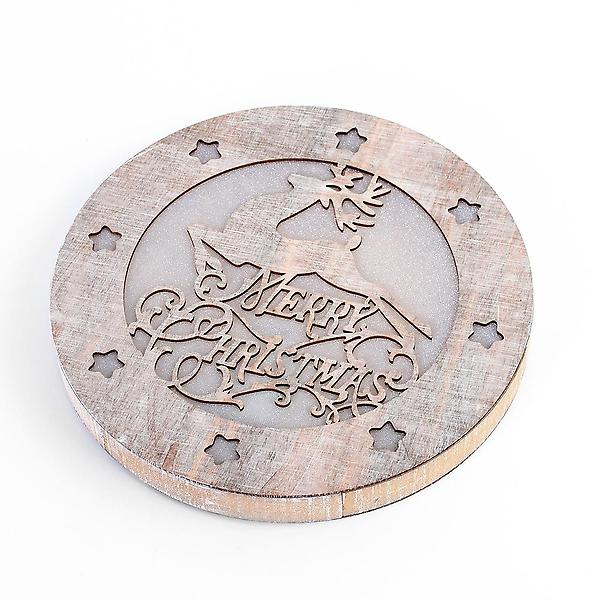  LED 크리스마스 사슴 원형 무드등/크리스마스장식