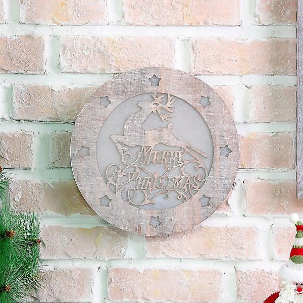  LED 크리스마스 사슴 원형 무드등/크리스마스장식