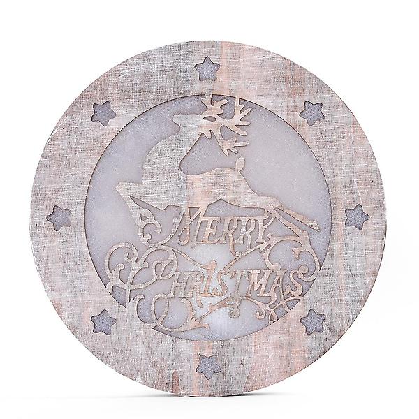  LED 크리스마스 사슴 원형 무드등/크리스마스장식