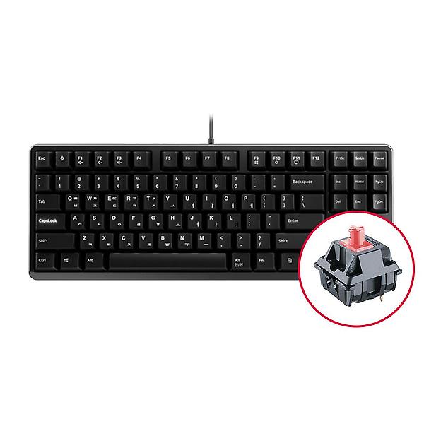  체리 G80-3000S TKL 기계식 키보드 블랙 저소음적축