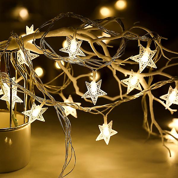  80구 LED 별 가랜드 전구(10M) 릴레이전구 별장식