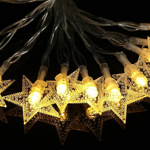  80구 LED 별 가랜드 전구(10M) 릴레이전구 별장식