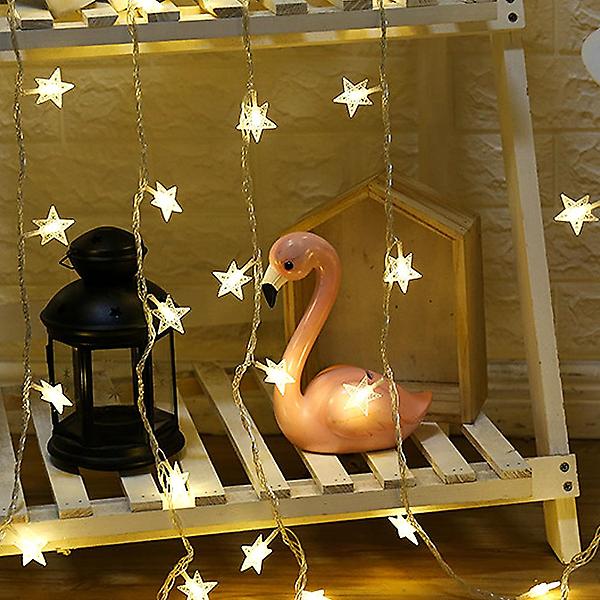  80구 LED 별 가랜드 전구(10M) 릴레이전구 별장식