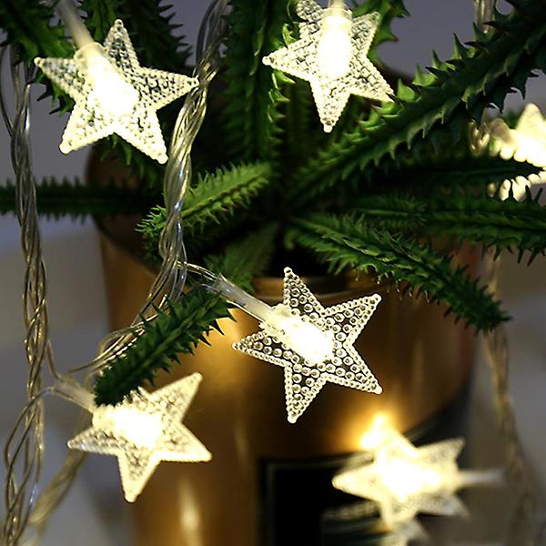  80구 LED 별 가랜드 전구(10M) 릴레이전구 별장식