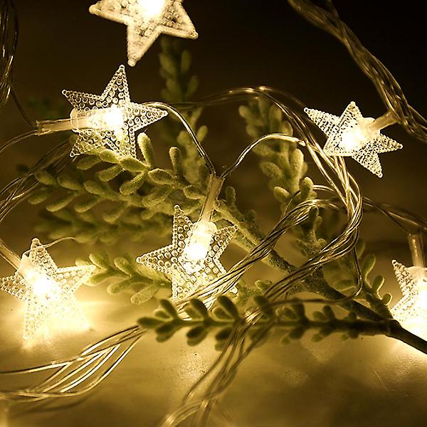  80구 LED 별 가랜드 전구(10M) 릴레이전구 별장식