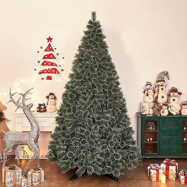  300cm 대형 뉴리얼 솔잎 눈꽃 트리 교회전시