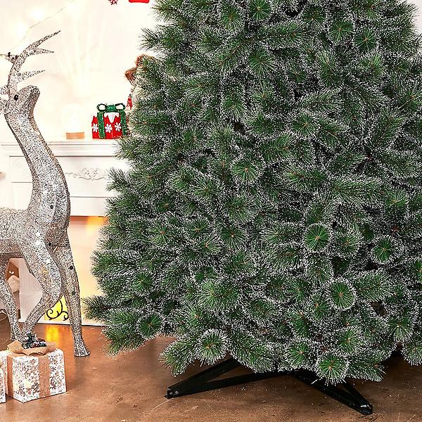  300cm 대형 뉴리얼 솔잎 눈꽃 트리 교회전시