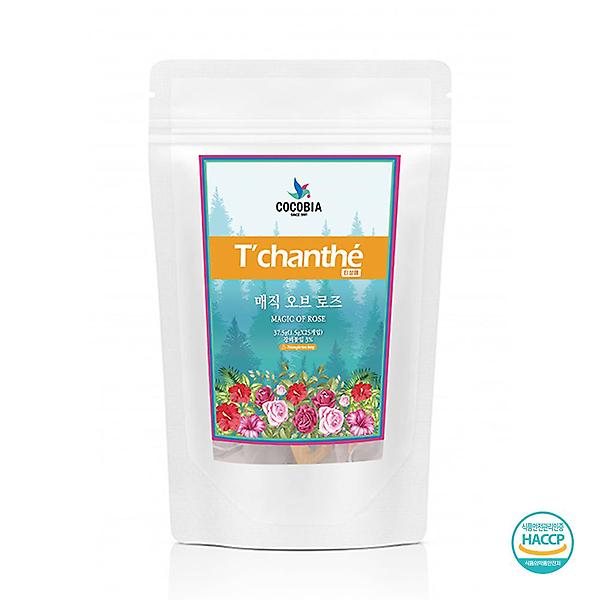  티샹떼 허브차 매직오브로즈 25티백 1.5g 허브티 삼각티백