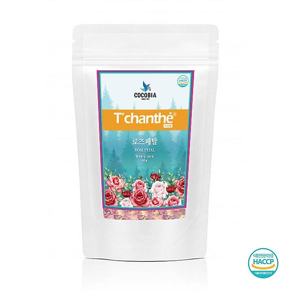  티샹떼 허브차 로즈페탈 리필팩 40g 허브티 잎차