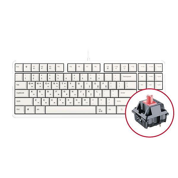  체리 G80-3000S TKL 기계식 키보드 화이트 저소음적축