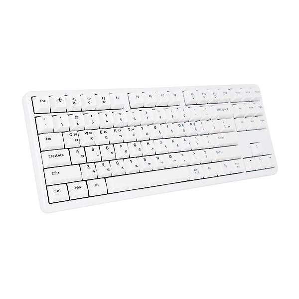  체리 G80-3000S TKL 기계식 키보드 화이트 저소음적축