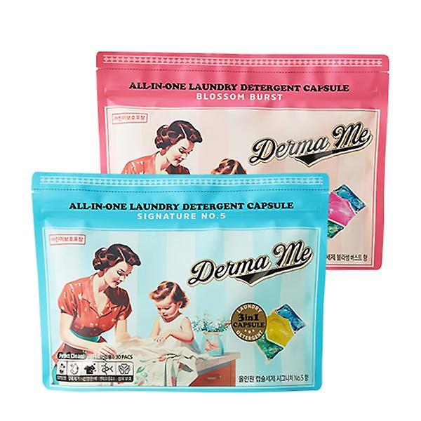  더마미 올인원 캡슐세제 믹스 2팩 (30ea X 2팩)