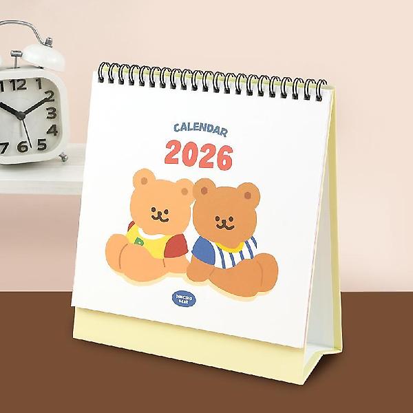  댄싱베어 2026년 탁상 달력 캘린더