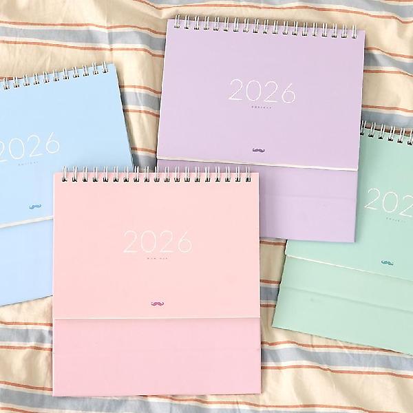  봉주르 2026년 탁상 달력 캘린더