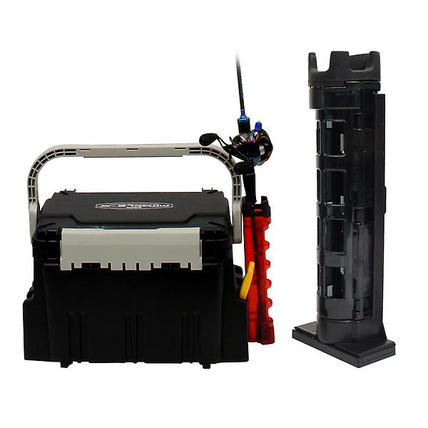  미라클 태클박스 높이조절 로드홀더 블랙 낚시대거치대