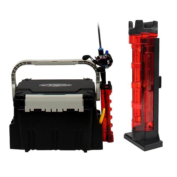  미라클 태클박스 높이조절 로드홀더 레드 낚시대거치대