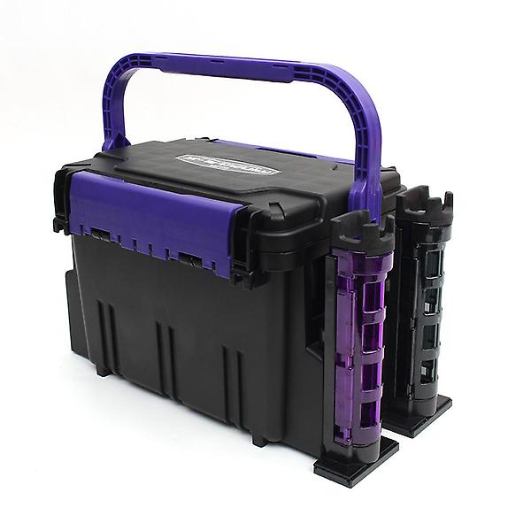  미라클 태클박스 높이조절 로드홀더 블루 낚시대거치대