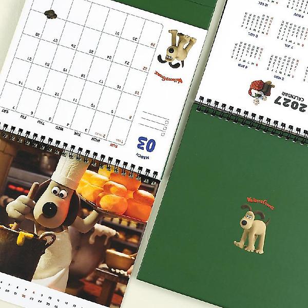 [공식정품] 월레스와그로밋 2026년 탁상 달력
