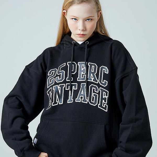  25P 아치 로고 후드티 25PU3SHDBK