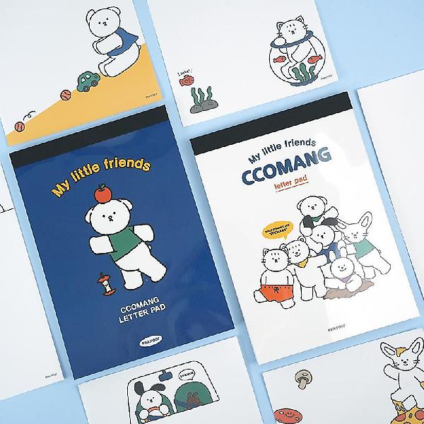  꼬망 PP 패드 편지지