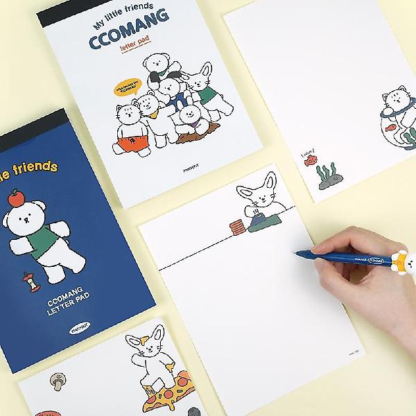  꼬망 PP 패드 편지지