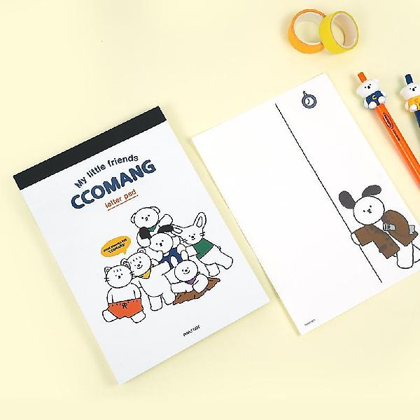  꼬망 PP 패드 편지지