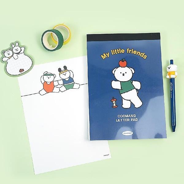  꼬망 PP 패드 편지지