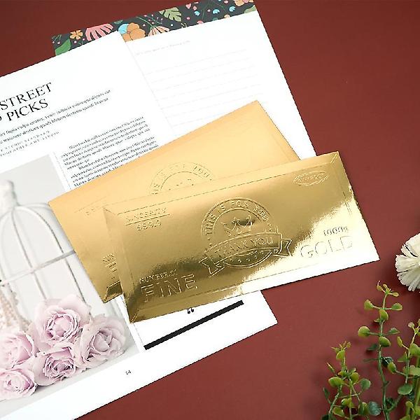  황금 가로 봉투(3p)