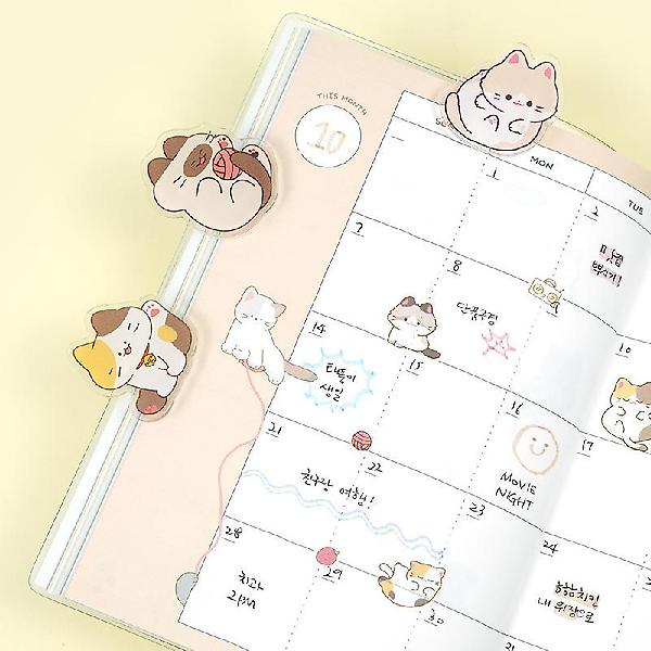  냥냥 랜덤 아크릴집게 인박스(30개세트)