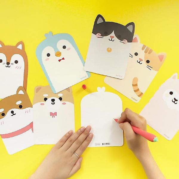  애니멀 스마트 엽서ver2 8종세트