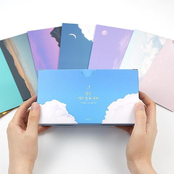  감성 가로 봉투 세트