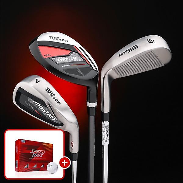  윌슨 프로스태프 남성 하이브리드 콤보 아이언/골프공