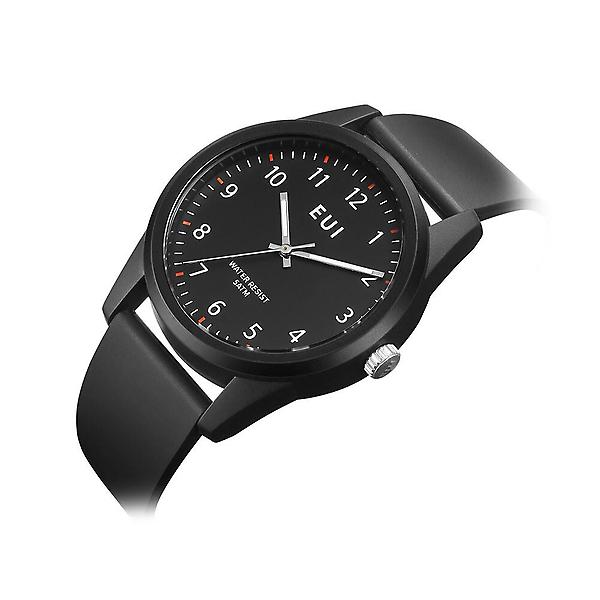  EUI 공용 우레탄 공무원 학생 수능 수험시계 아날로그 손목시계 EUI3202-BB