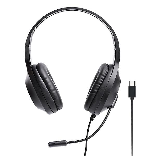  스마텍 유선 게이밍 마이크 헤드셋 C타입 강의 방송 STH-C301